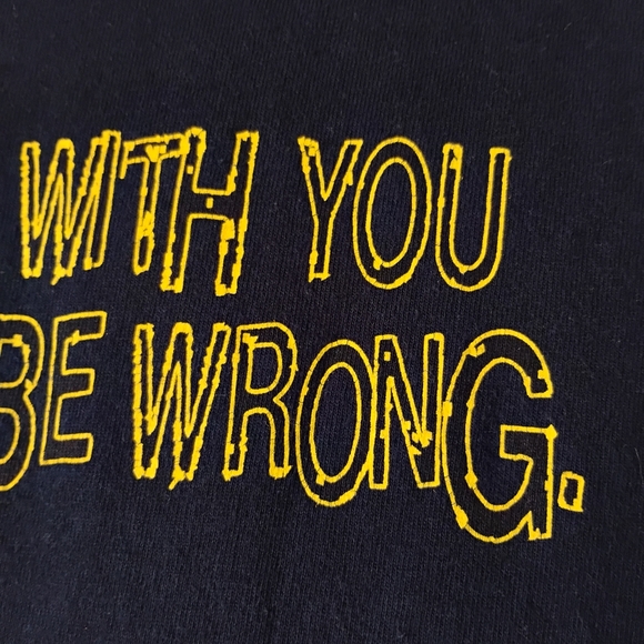 Men's Vintage "If I Agreed With You We'd Both Be Wrong" Funny Joke  Ironic Tee - Picture 5 of 9